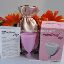 Бесплатный образец менструальная чаша медицинского силикона мягкого силикона менструальный период чашка